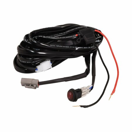 TRAILFX WIRING HARNESS Replacement Wiring Harness For  Double Row LED Light Bars 30 Inch And Up Single Row WRHRNSS3